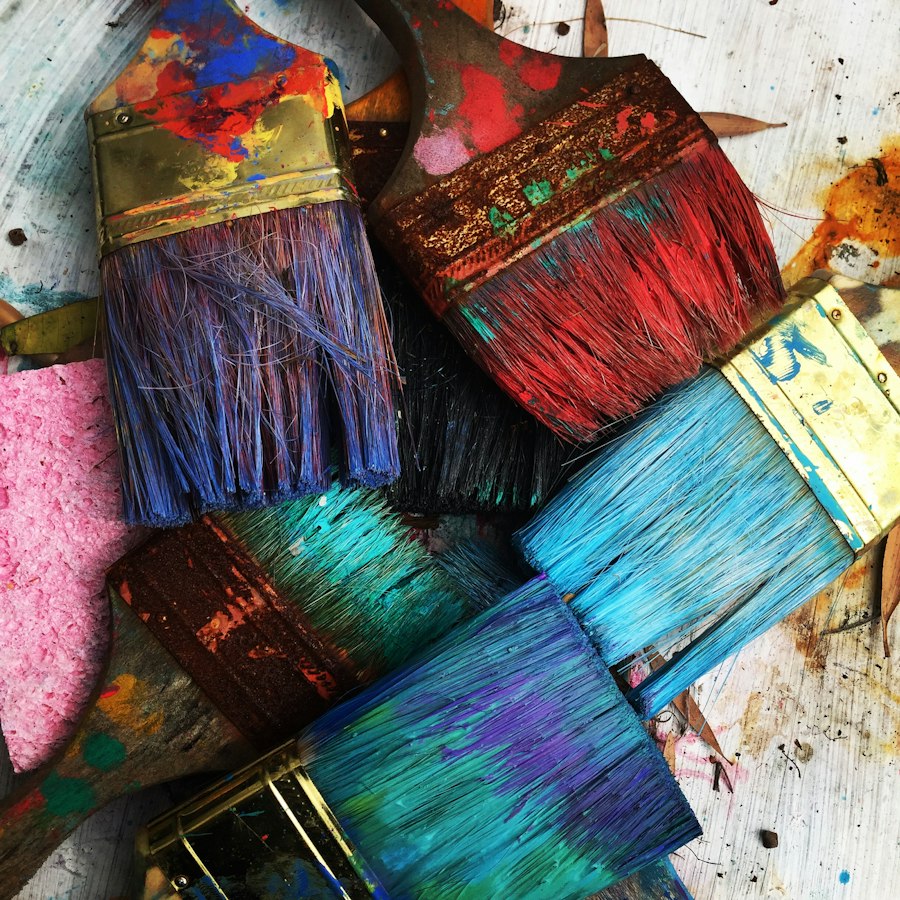 Artist studio consultation