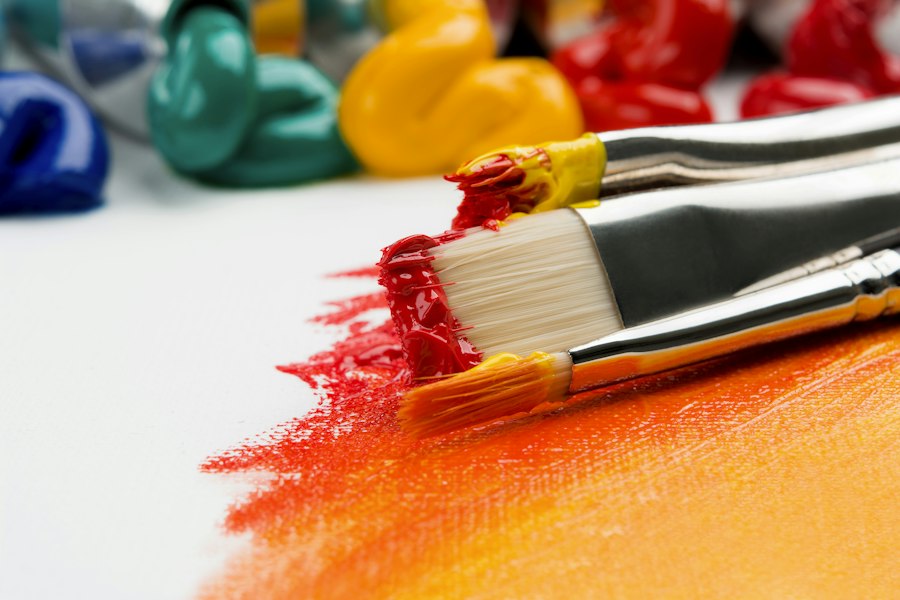 Artist studio consultation